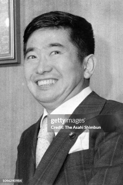 Ruling Liberal Democratic Party lawmaker Shintaro Ishihara attends a press conference after his meeting with LDP Secretary General Yasuhiro Nakasone...