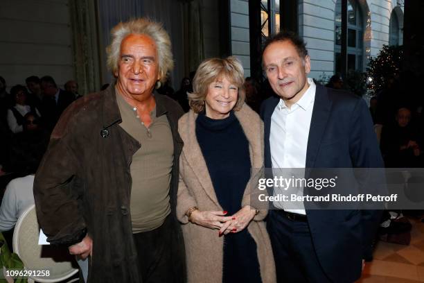 Producer Albert Koski, his wife Director Daniele Thompson and Jean-Pierre Weill attend the Weill Menswear Fall/Winter 2019-2020 show as part of Paris...