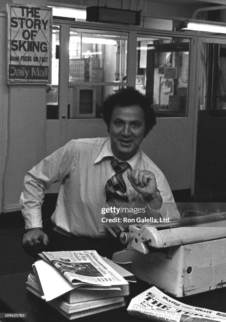 Ron Galella Sighting at London's Daily Mail Newsroom - September 30, 1976