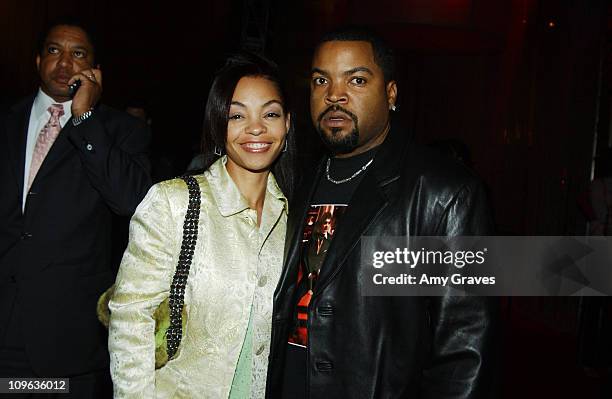 Ice Cube and wife Kim Jackson during "XXX: State of the Union" Los Angeles Premiere - After Party at Westwood Village in Westwood, California, United...