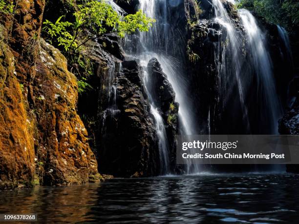 --Tai Tam Country Park-- Image shows the Tai Tam Mound Waterfall, Hong Kong on July 05, 2016. 05JUL16 [FEATURES] SCMP/ Martin Williams