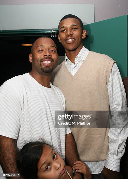 Andre Chevalier and Nick Young during 2007 Los Angeles Film Festival - "Second Chance Season" Screening at Mann Festival in Los Angeles, California,...