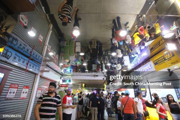 Interior of Chungking Mansions in Tsim Sha Tsui. 03NOV16 SCMP / Xiaomei Chen