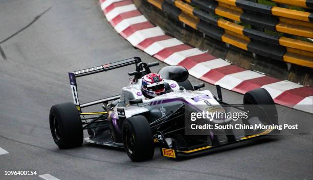 George Russell of Hitech GP competes for Suncity Group Formula 3 Macau Grand Prix - FIA F3 World Cup during 63rd Macau Grand Prix. 18NOV16 SCMP/K. Y....
