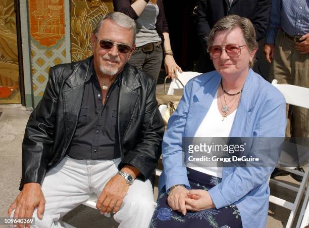 John Depp, Johnny Depp's dad, and June during Johnny Depp Honored with a Hand and Footprint Ceremony at Grauman's Chinese Theatre at Grauman's...