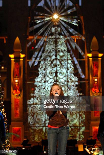 Bianca Ryan 12766_251 during TNT's "Christmas in Washington 2006" - Rehearsals at National Building Museum in Washington, District of Colombia,...