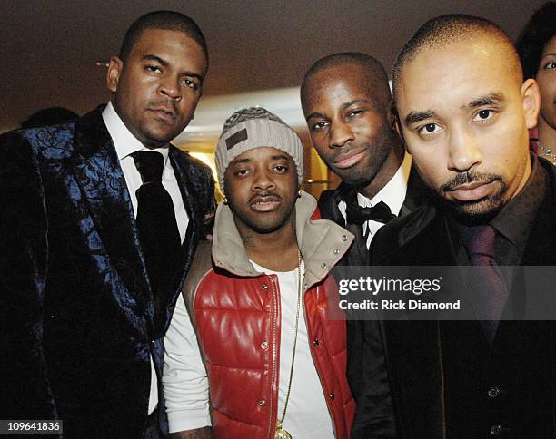 Guest, Jermaine Dupri, Bryan-Michael Cox and Johnta Austin