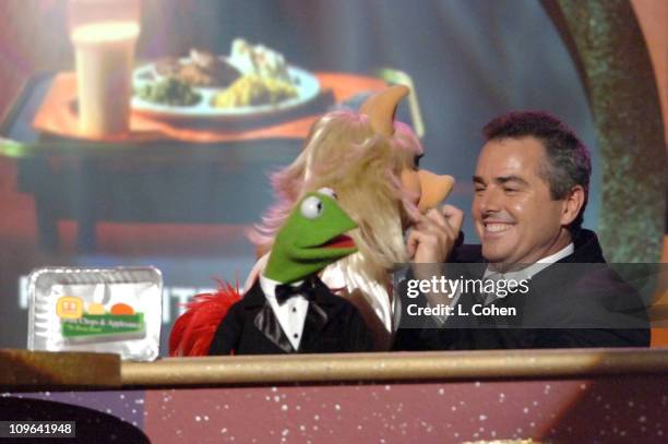 Kermit the Frog, Miss Piggy and Christopher Knight