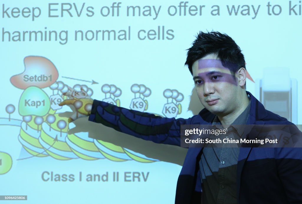 HKUST professor Danny Leung Chi-yeu's research on Epigenetics Modifications wins Croucher Innovation Award 2017. 12DEC16 SCMP/Edmond So