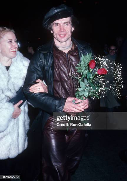 Violette Verdy and Rudolf Nureyev during Rudolf Nureyev Sighting at The Boston Ballet in New York City - November 6, 1980 at Uris Theater in New York...