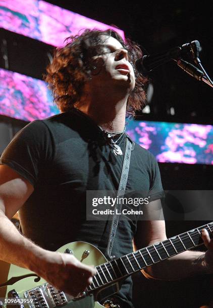 Jack White of The Raconteurs during KROQ Almost Acoustic Christmas 2006 - Night 2 - Show at Gibson Amphitheater in Universal City, California, United...