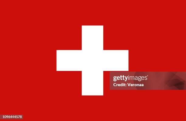 schweizer flagge - schweizer-wappen stock-grafiken, -clipart, -cartoons und -symbole