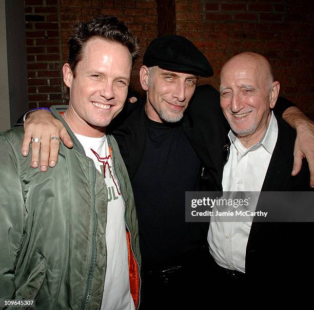 Dean Winters, Dominic Chianese and Dominic Chianese Jr.