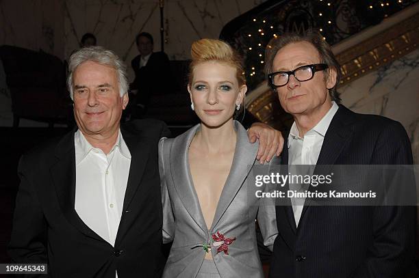 Richard Eyre, director, Cate Blanchett and Bill Nighy