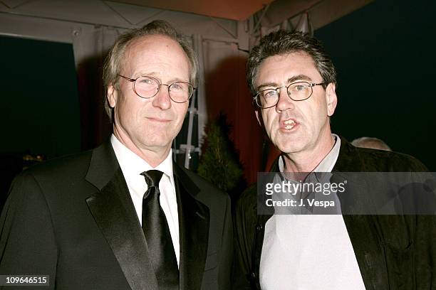 William Hurt and Piers Handling during 2005 Cannes Film Festival - "A History of Violence" Party at Majestic Beach in Cannes, France.