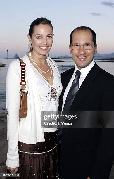 Mark Ordersky and Rachel O'Connell during 2005 Cannes Film Festival - "A History of Violence" Party at Majestic Beach in Cannes, France.