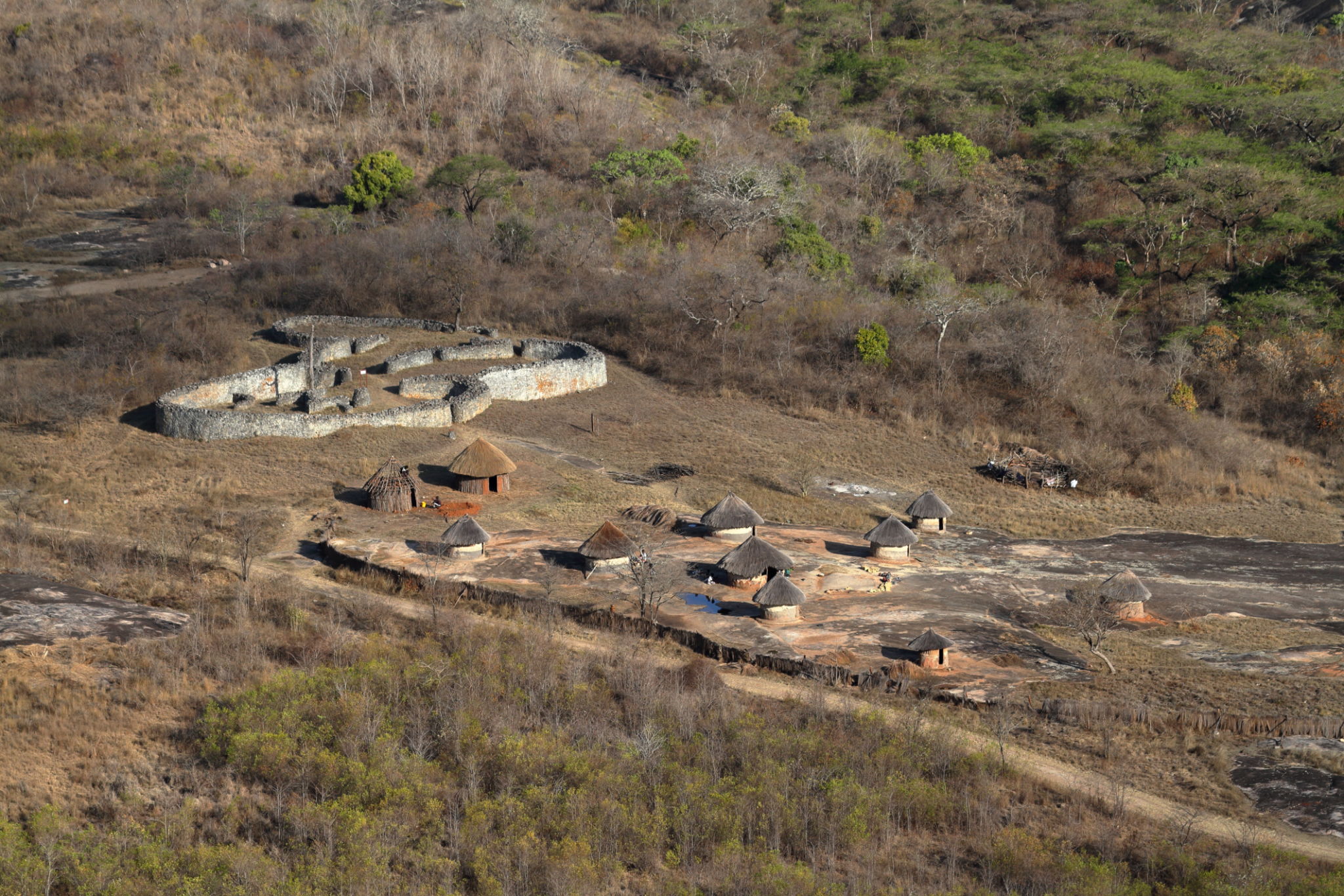 The Ruins of Greater Zimbabwe in Africa The Ruins of Greater Zimbabwe in Africa