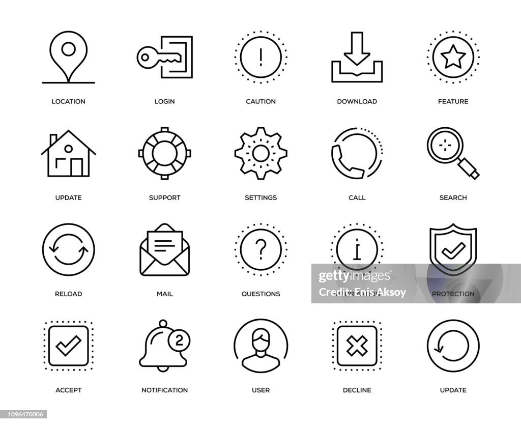 Basic-Interface Icon Set