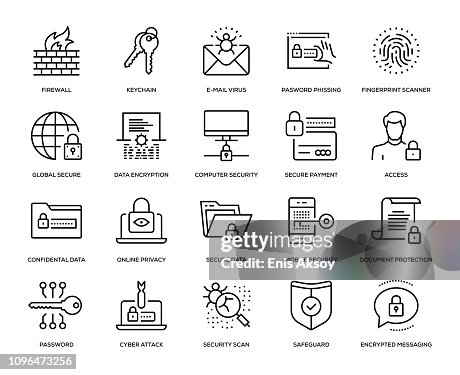 Cyber Security Icon Set Cyber Security Icon Set