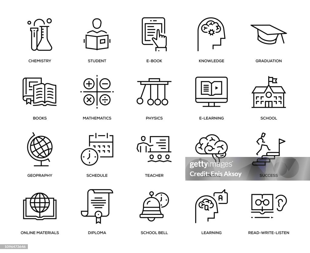 Education Icon Set