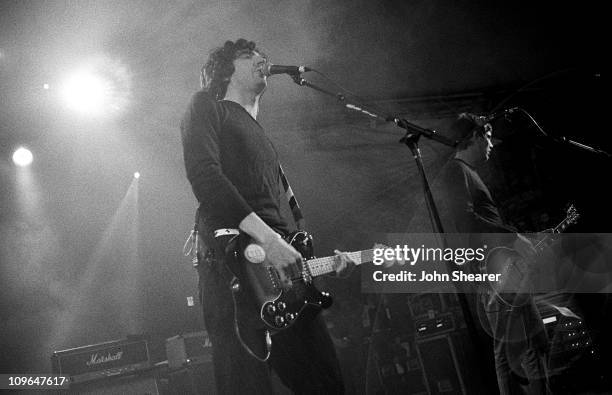 Snow Patrol during 20th Annual SXSW Film and Music Festival - Black and White Photography by John Shearer in Austin, Texas, United States.