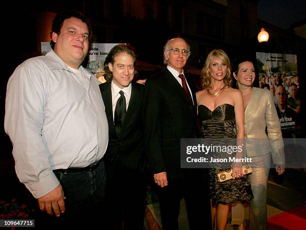 Jeff Garlin, Richard Lewis, Larry David, Cheryl Hines and Susie Essman