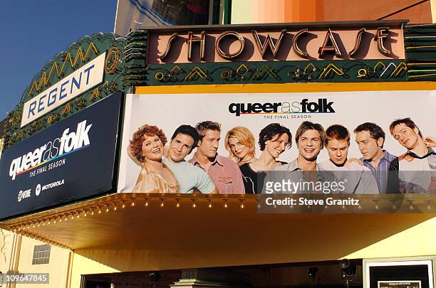 Atmopshere during Motorola Hosts "Queer As Folk" Final Season Premiere - Arrivals at Regent Showcase Cinemas in Hollywood, California, United States.