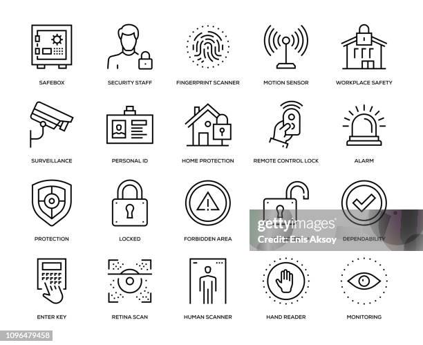 安全圖示集 - security system 幅插畫檔、美工圖案、卡通及圖標