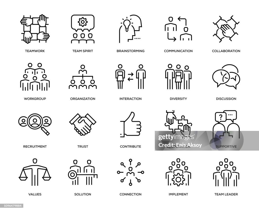 Teamwork Icon Set