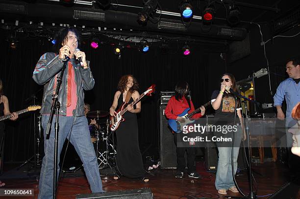 Alice Cooper performs with Paul Green's School of Rock to promote "Rock School"