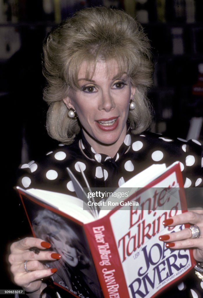 Joan Rivers's Joan Rivers during Joan Rivers Signs Her New Book