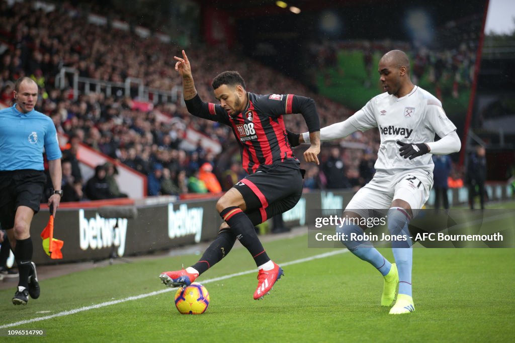 AFC Bournemouth v West Ham United - Premier League