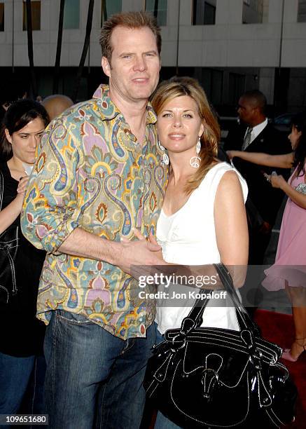 Jack Coleman and wife Beth Toussaint during "Sicko" Los Angeles Premiere - Arrivals at Academy Of Motion Picture Arts & Sciences in Beverly Hills,...