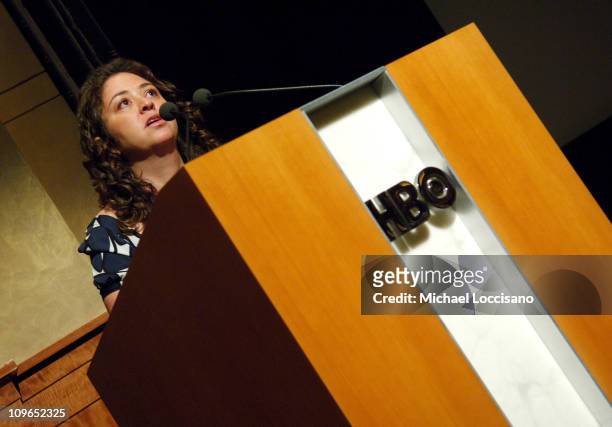 Liz Garbus, Director and Producer during "Coma" New York City Premiere and Screening, Presented by HBO Documentary Films at HBO Theater in New York...
