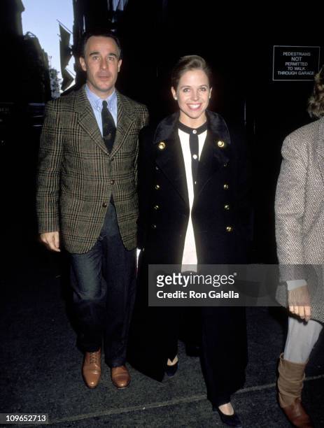 Katie Couric and husband Jay Monahan during Premiere of "The Nutcracker" - November 21, 1993 in New York City, New York, United States.