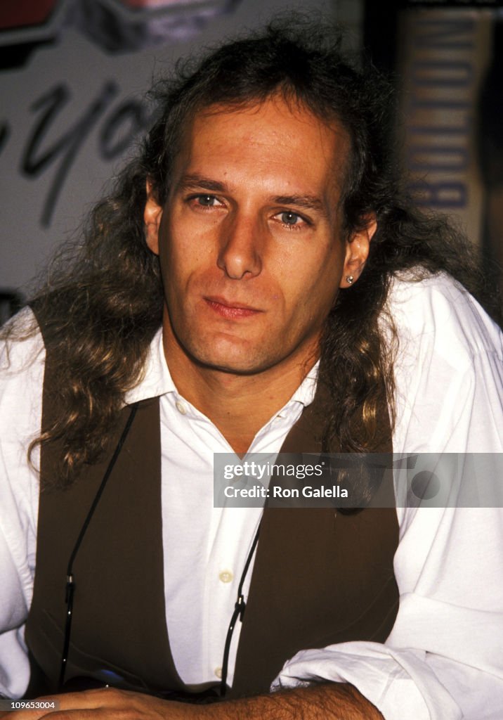 Michael Bolton In Store Album Signing at Sam Goody's in New York City - September 7, 1990