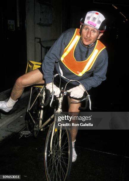 Rene Auberjonois during "City of Angels" New York Performance at Virginia Theatre in New York City, New York, United States.