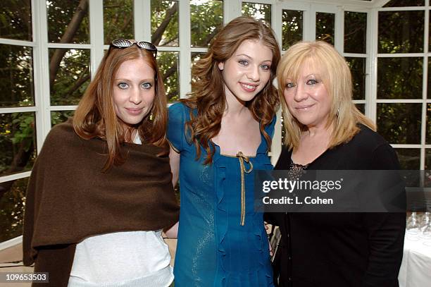 Irene Trachtenberg, Michelle Trachtenberg in Moschino and Lana Trachtenberg