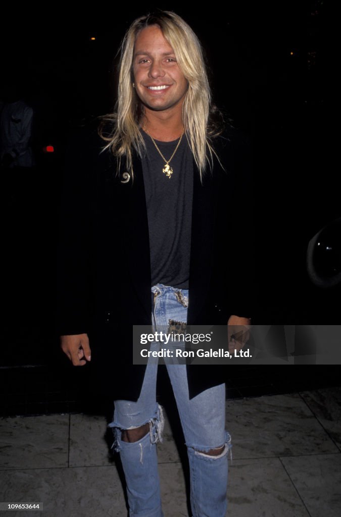 Vince Neil Sighting at Bel Age Hotel - June 11, 1991
