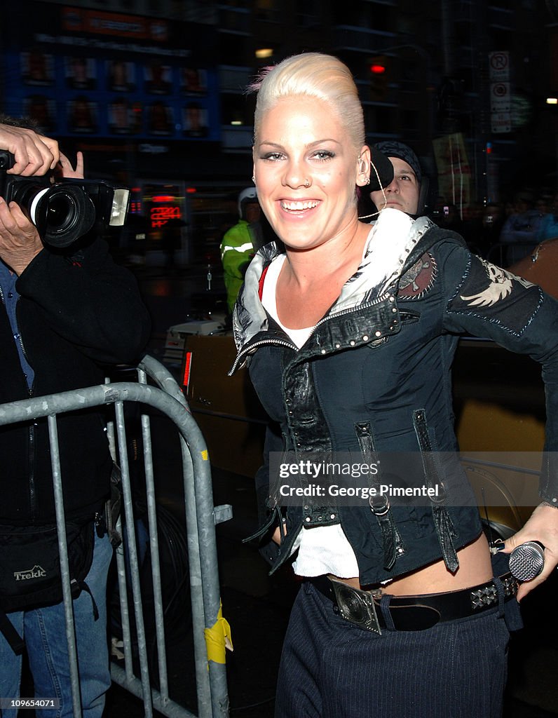 Pink 2005 Pink during Pink Visits MuchMusic - April 7, 2006 at Much Music - 299 ...