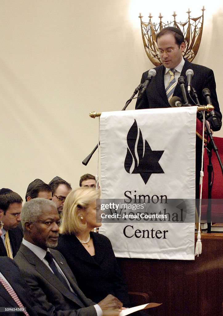 The Simon Wiesenthal Center Holds a New York Memorial Service for Simon Wiesenthal