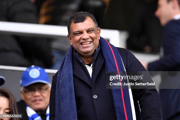 Tony Fernandes during the Sky Bet Championship match between Queens Park Rangers and Preston North End at Loftus Road on January 19, 2019 in London,...