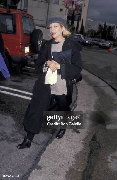 Barbara Bain during Barbara Bain Sighted at Chin Chin Restaurant - January 10, 1993 at Chin Chin Restaurant in Los Angeles, California, United States.