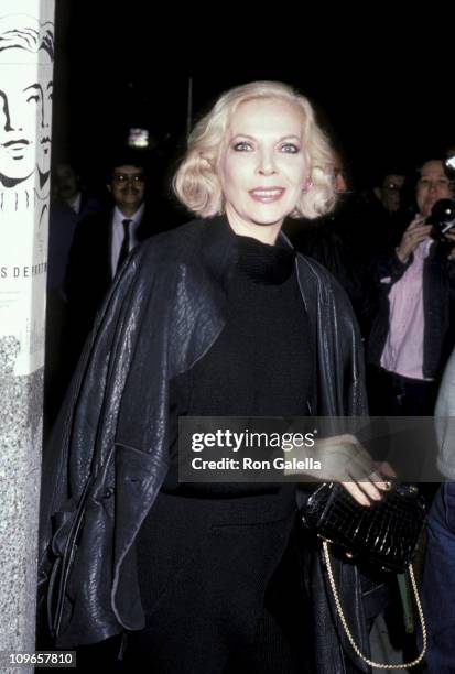 Barbara Bain during Barbara Bain Sighted at Flow Ace Gallery - November 19, 1985 at Flow Ace Gallery in Los Angeles, California, United States.