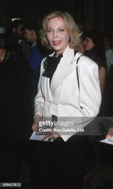 Barbara Bain during Performance of The Franklin Ballet at Wiltern Theater in Los Angeles, California, United States.