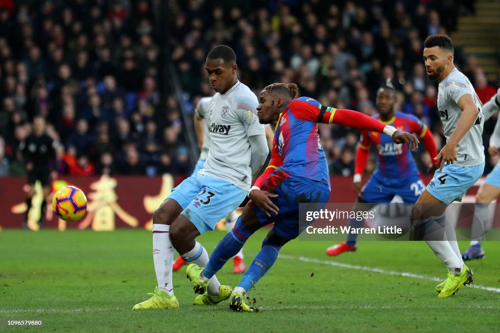 Crystal Palace v West Ham United - Premier League