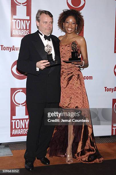 Doug Hughes, winner Best Direction of a Play for "Doubt" and Adriane Lenox, winner Best Performance by a Featured Actress in a Play for "Doubt"