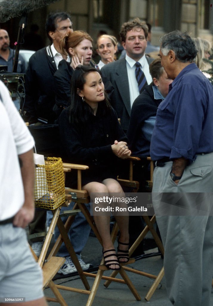 On the Set of Woody Allen's "Celebrity" - September 3, 1997