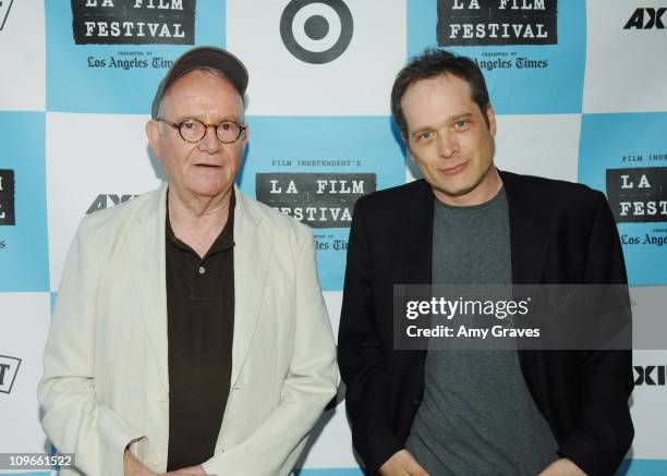 Buck Henry and Ben Svetkey of Entertainment Weekly