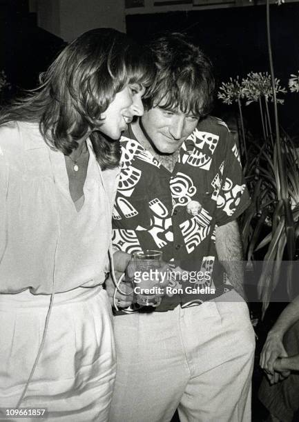 Robin Williams and Wife Valerie Williams during Robin Williams Live Performance at Copacabana in New York City - April 11, 1979 at Copacabana in New...